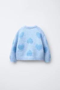 KNIT HEART JUMPER