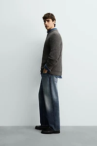 CONTRAST CHENILLE JUMPER