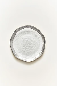 ASSIETTE À PAIN EN VERRE AVEC FILET
