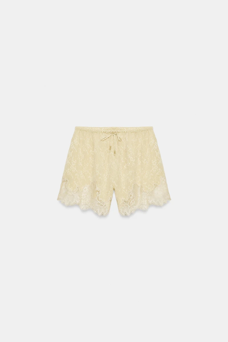 JACQUARD LACE SHORTS ZW COLLECTION
