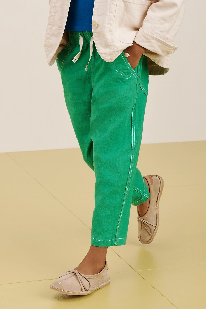 LEATHER BALLET FLATS