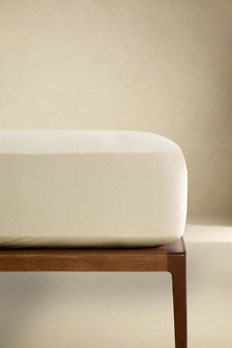 PERCALE FITTED SHEET | 11.8" THICK ( THREAD COUNT