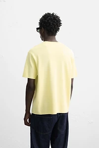 RELAXED FIT KNIT T-SHIRT