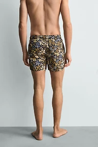 MAILLOT DE BAIN MI-LONG À IMPRIMÉ FLORAL