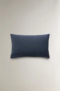 HOUSSE DE COUSSIN RAYURES FINES