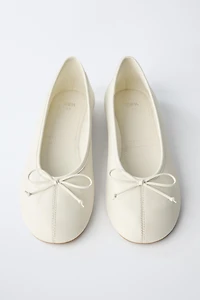 BALLERINES EN CUIR