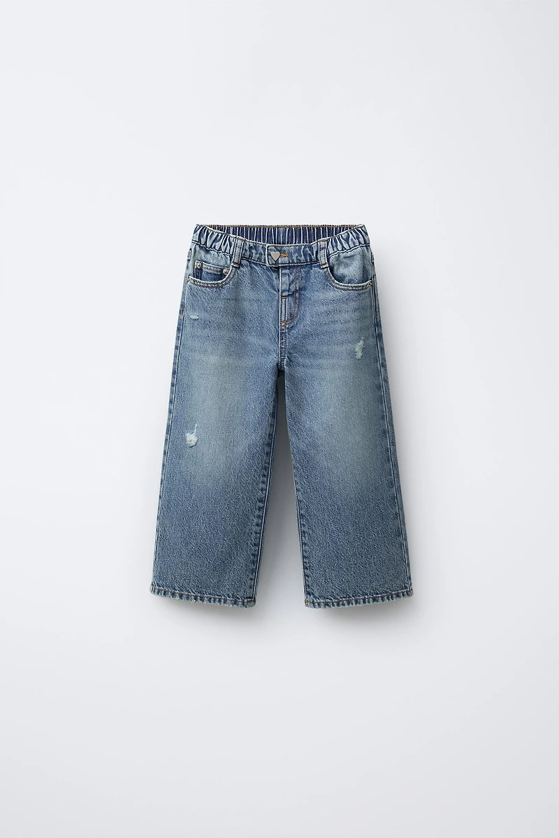HEART WIDE LEG JEANS