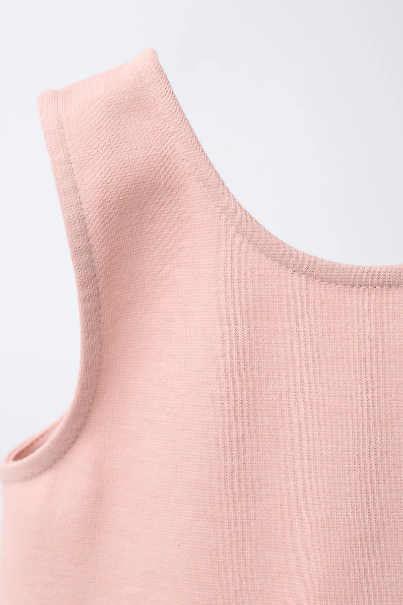 PONTE KNIT DRESS WITH HEART POCKETS