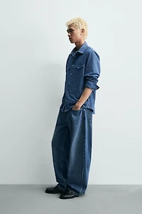 POCKET DENIM SHIRT