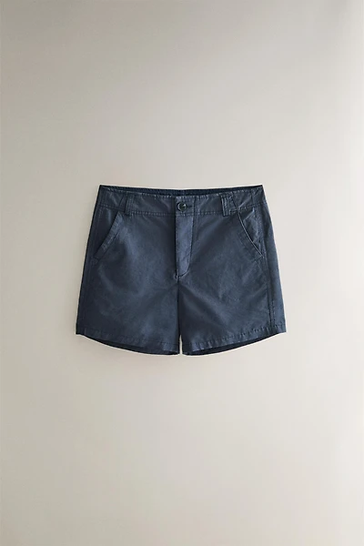 COTTON BERMUDA SHORTS