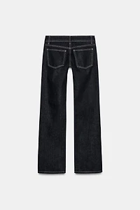 TRF LOW RISE WIDE LEG JEANS