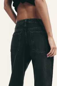 TRF LOW RISE WIDE LEG JEANS
