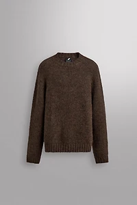 TEXTURED WOOL JUMPER