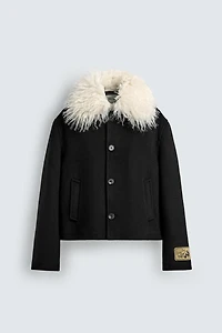 VESTE COURTE COMBINÉE HARRY LAMBERT FOR ZARA X DISNEY