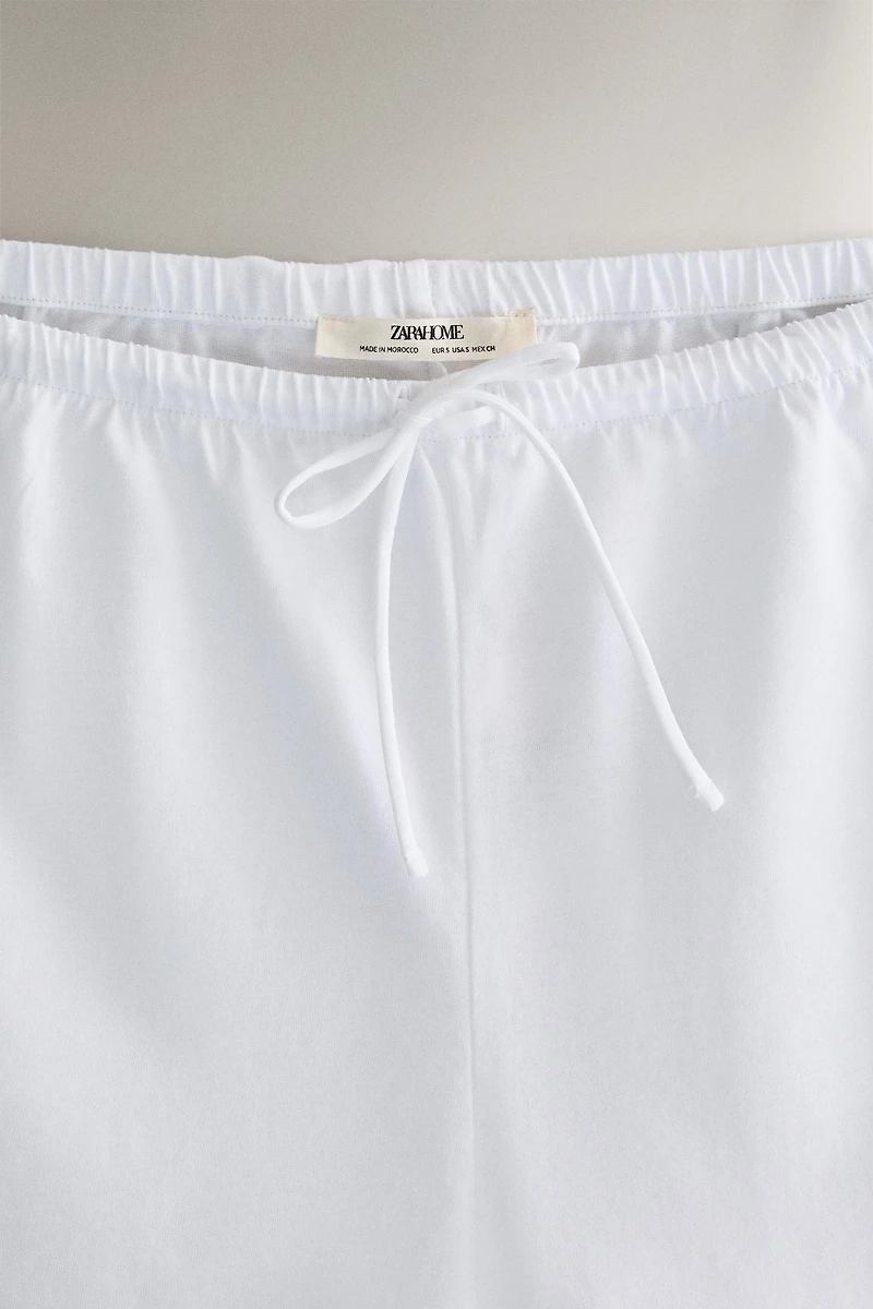 LACE COTTON SHORTS