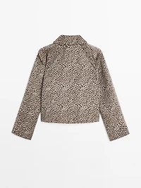 Manteau court laine