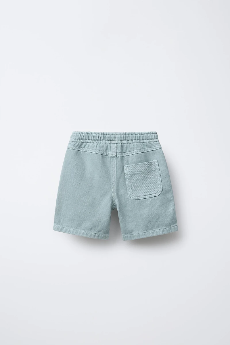 BERMUDA SERGE COMFY EN COTON ET LIN