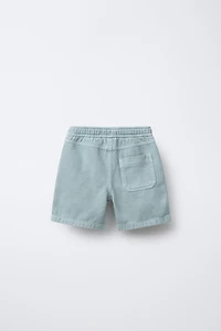 BERMUDA SERGE COMFY EN COTON ET LIN