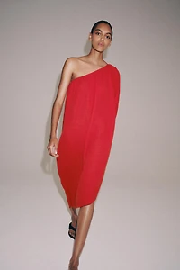 ASYMMETRIC KNIT DRESS