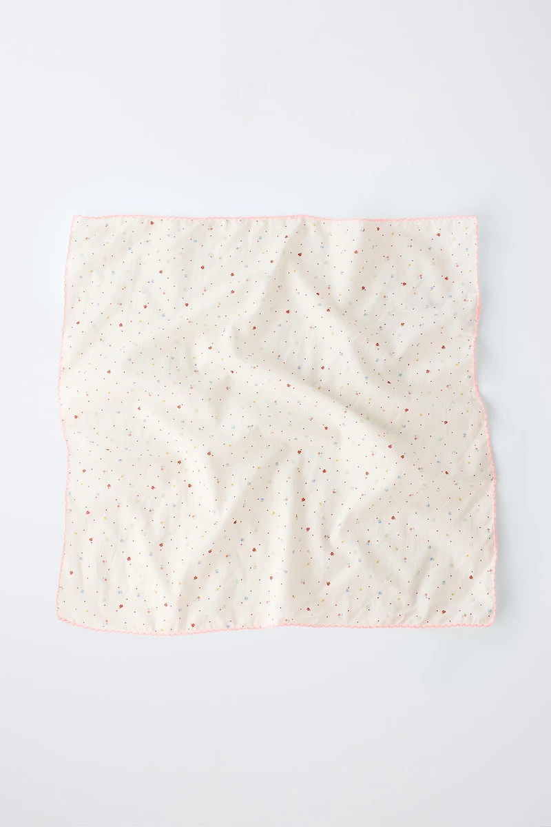 NEON FLORAL BANDANA