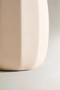 STONEWARE VASE WITH LINES