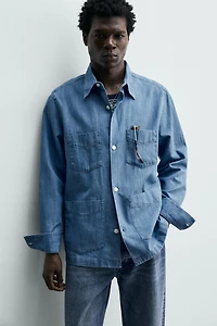 DENIM POCKET SHIRT