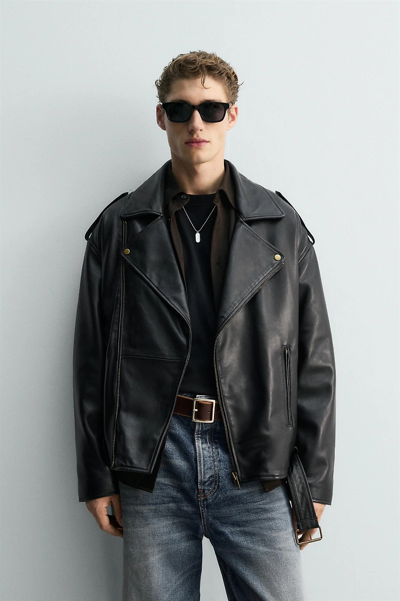 LIMITED EDITION LEATHER BIKER JACKET