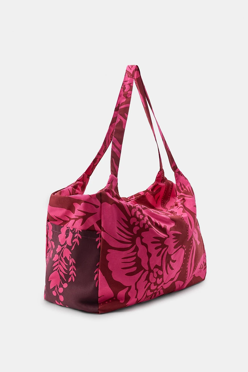 MAXI FLORAL PRINT BAG