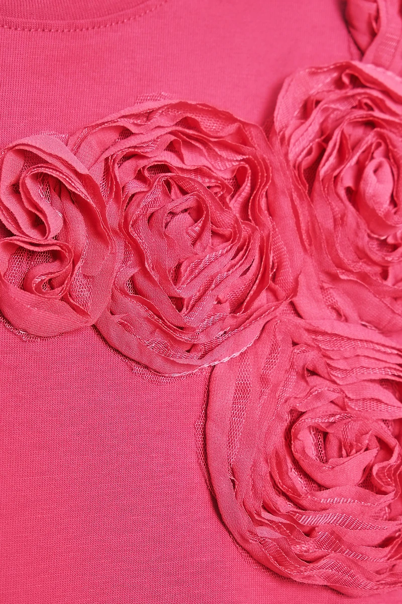 FLORAL VOLUME T-SHIRT