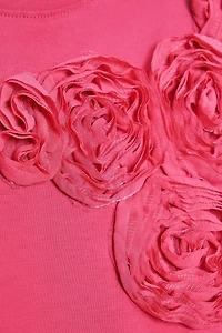 FLORAL VOLUME T-SHIRT