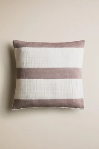 HOUSSE DE COUSSIN ENFANT RAYURES