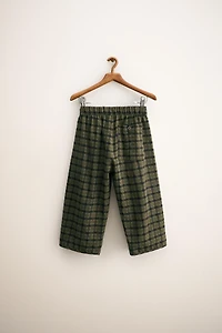 ZARA TIMELESS - CHECKED BALLOON PANTS