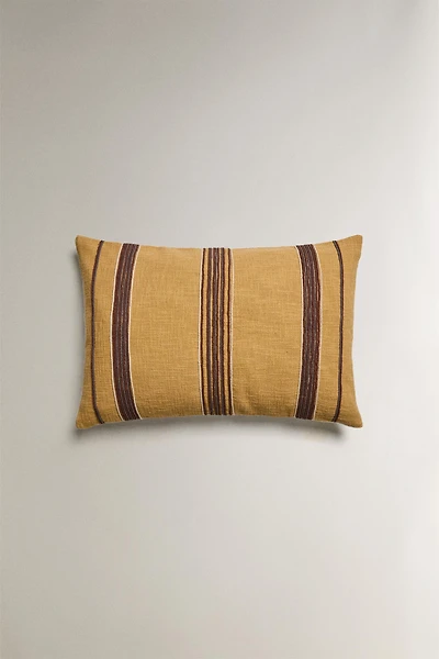 HOUSSE DE COUSSIN RAYURES