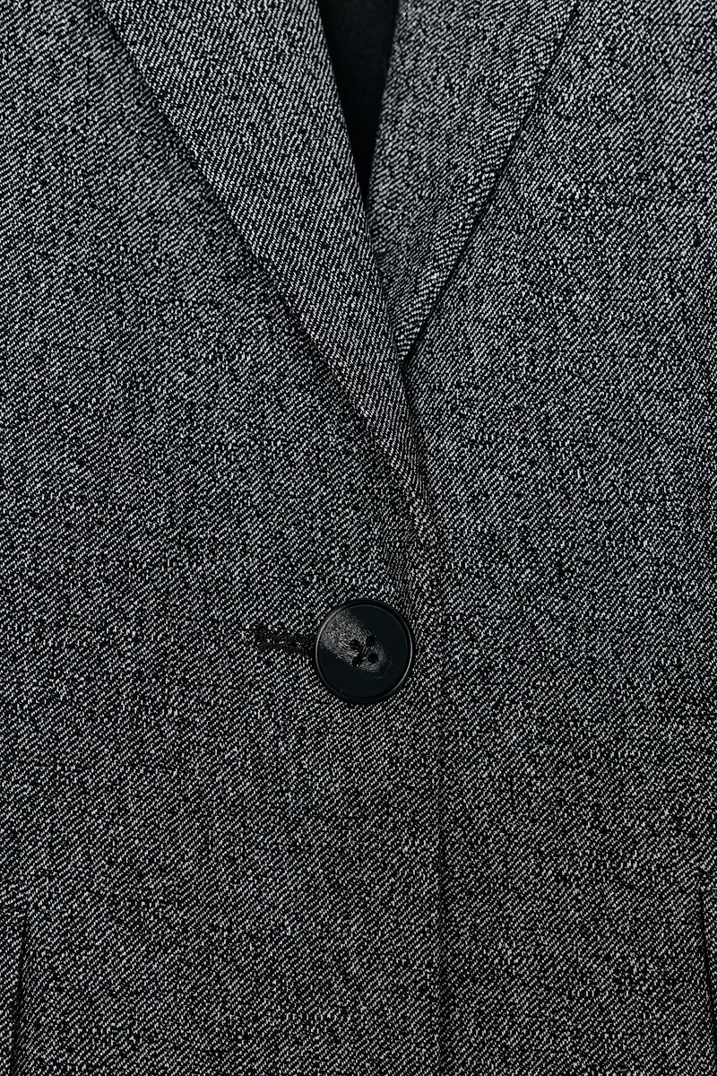 VESTE DROITE À ÉPAULETTES