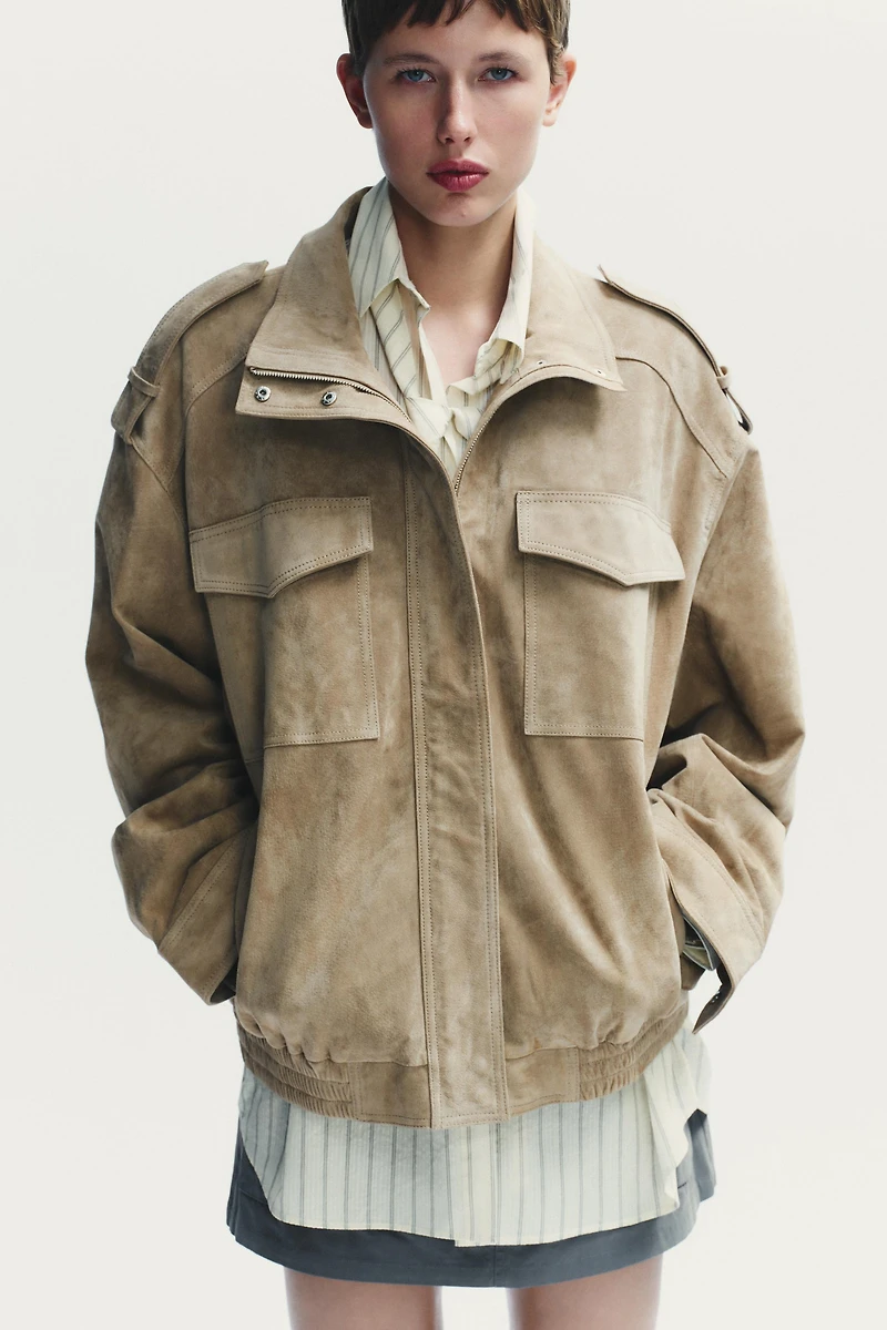 VESTE EN DAIM