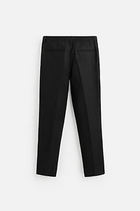 100% LINEN REGULAR FIT PANTS