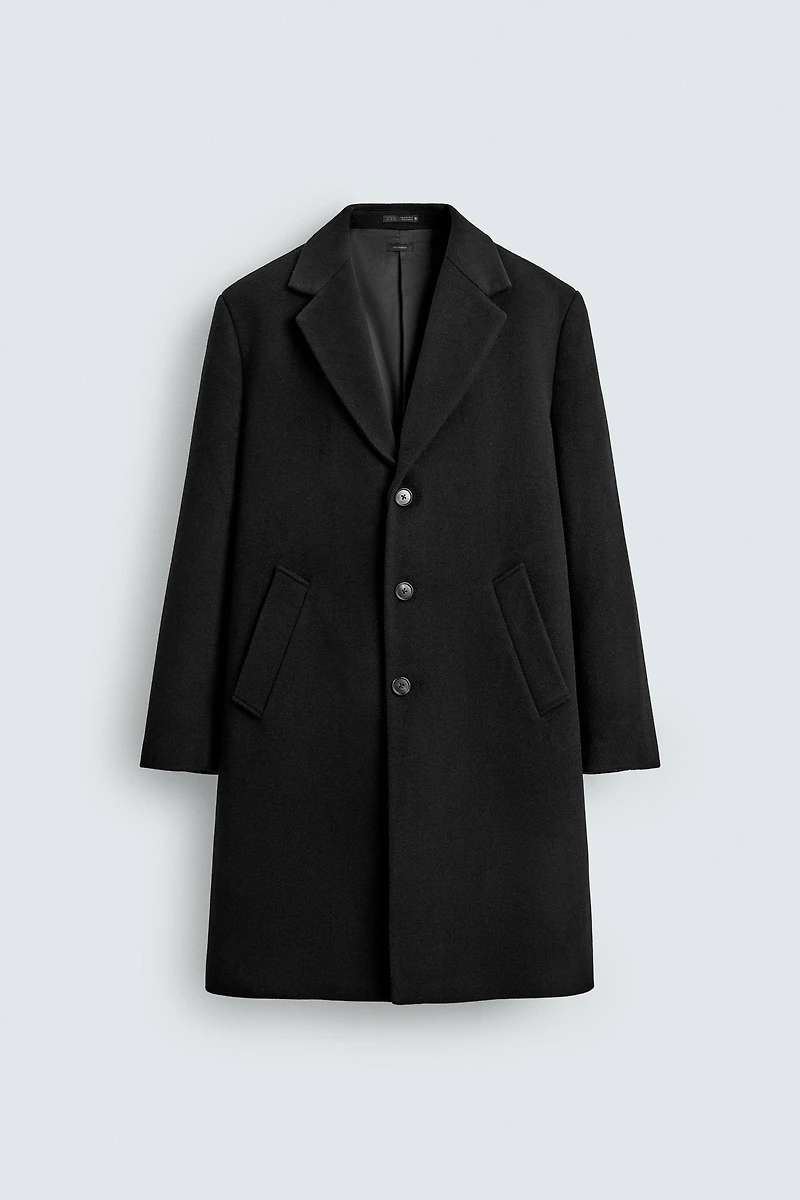 REGULAR FIT WOOL COAT