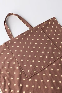 SERVIETTE SAC IMPRIMÉ À POIS
