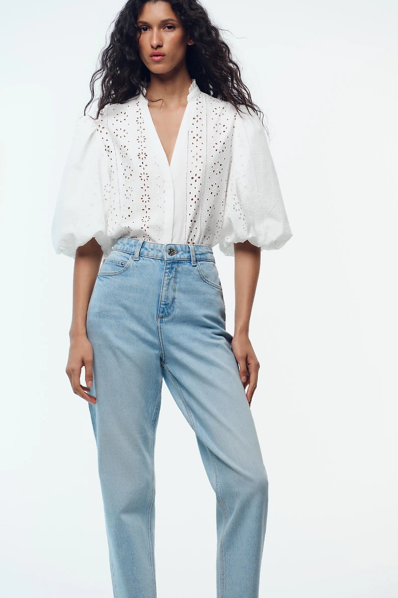 JEAN Z.01 MOM FIT CONFORT TAILLE HAUTE
