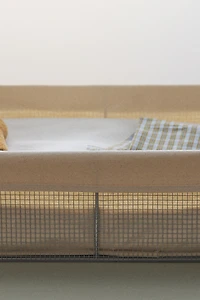 METAL LAUNDRY BASKET