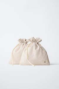 PACK OF CHECKERED BAGS