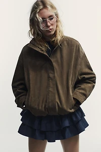 100% SUEDE VOLUME JACKET