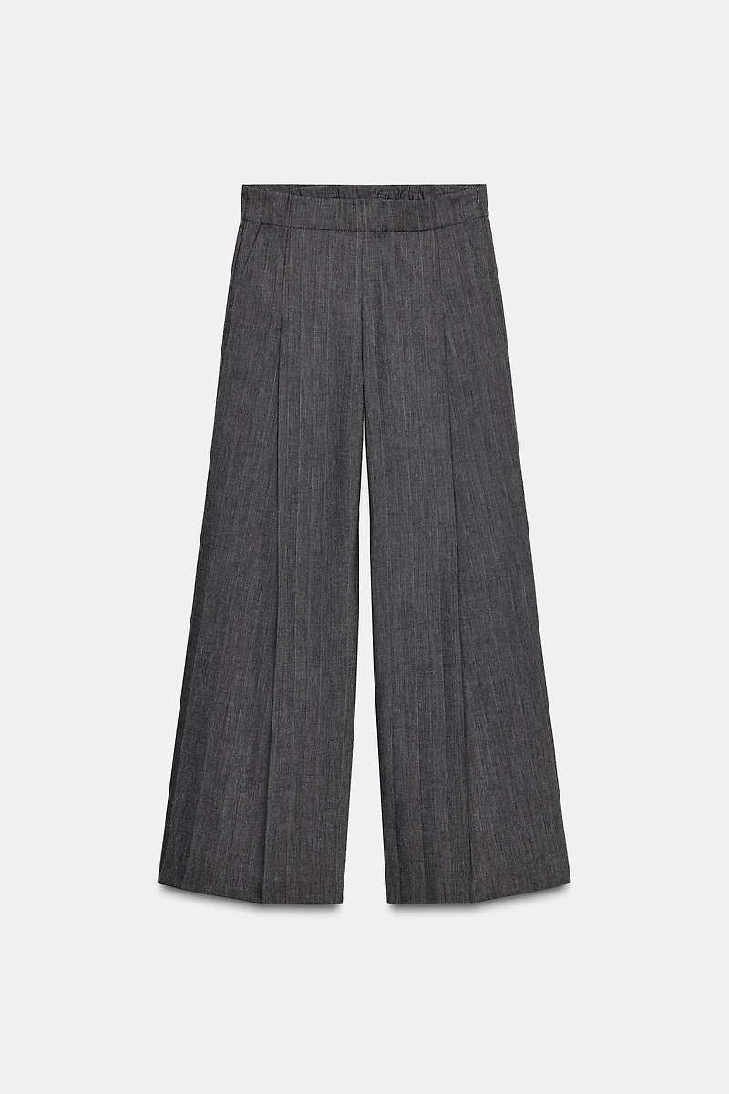 PANTALON WIDE LEG AVEC LAINE ZW COLLECTION