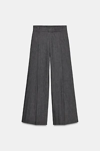 PANTALON WIDE LEG AVEC LAINE ZW COLLECTION