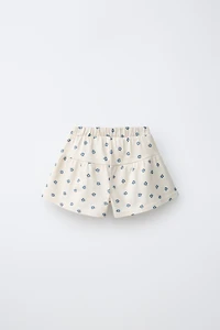 SHORT EN MOLLETON IMPRIMÉ