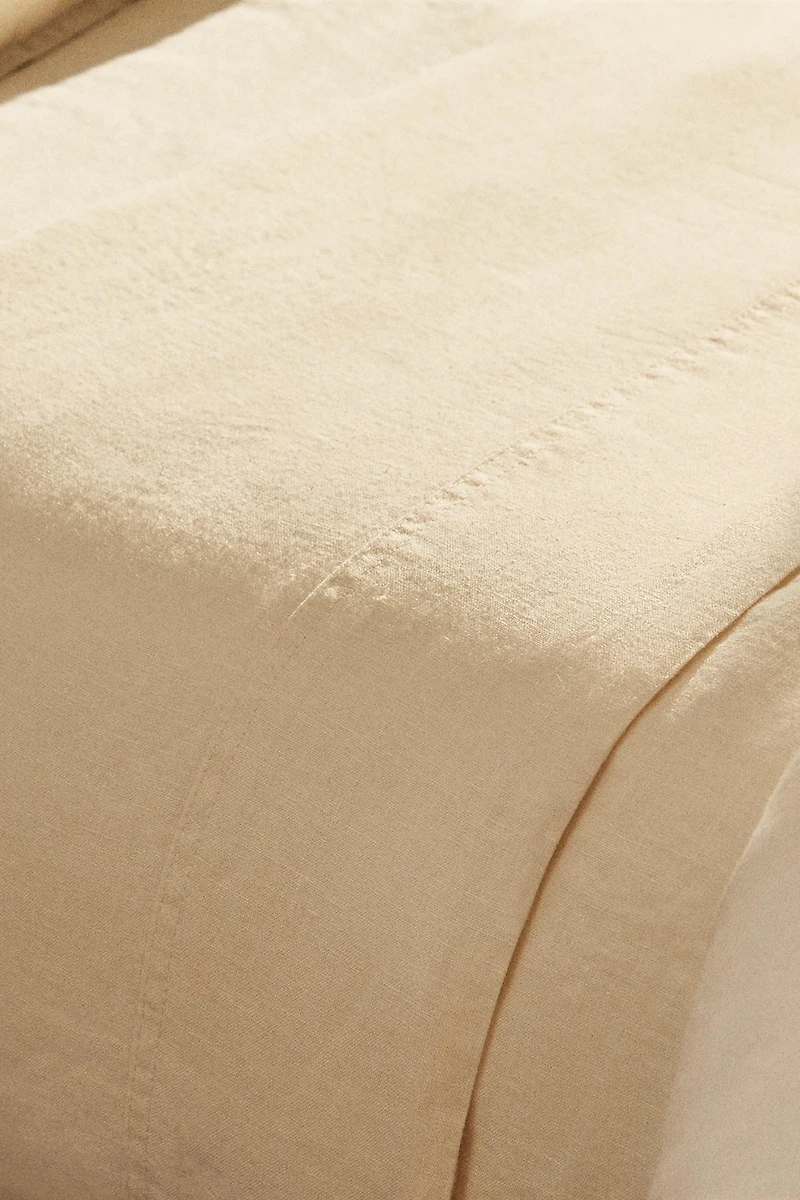 DRAP PLAT LIN LAVÉ (140 GxM²)