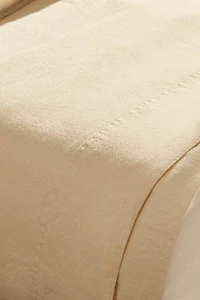 DRAP PLAT LIN LAVÉ (140 GxM²)
