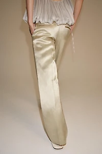 PANTALON DROIT EN LIN ZW COLLECTION