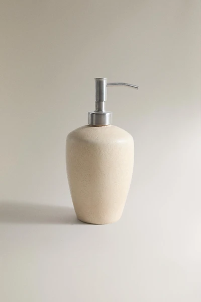 DISTRIBUTEUR SAVON CÉRAMIQUE TERRE