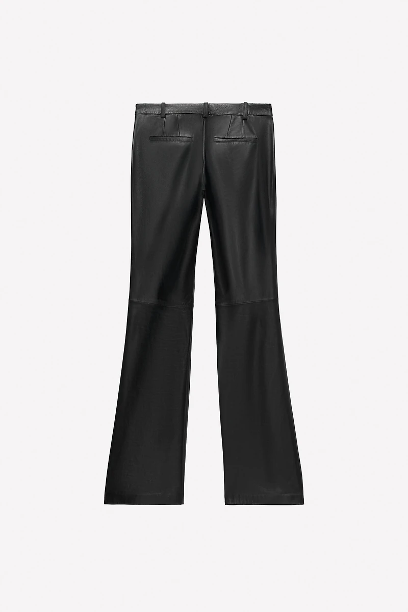 FLARE LEATHER PANTS WITH STUDS LUDOVIC DE SAINT SERNIN x ZARA